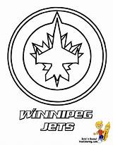 Coloring Hockey Pages Nhl Jets Winnipeg Ice Color Logos Kids Colouring Printable Montreal Logo Canadiens Symbols Oilers Bruins Edmonton Goalies sketch template