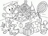Coloring Toys Popular sketch template