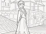 Elsa Coloring Frozen Pages Princess Printable Filminspector Anyway Clip sketch template