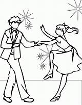 Dance Coloring Jazz Pages Kids Sheets Drawing Choose Board sketch template
