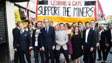 bill nighy takes pride in miners strike movie bbc news