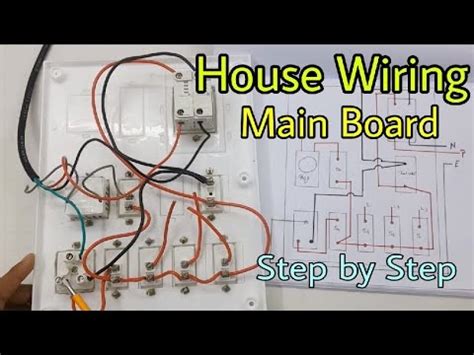 house wiring  main electrical board step  step deepakkumar yadav