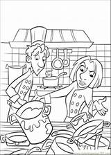 Coloring Pages Dirty Ratatouille Kitchen Printable Cartoons Color Online Popular sketch template