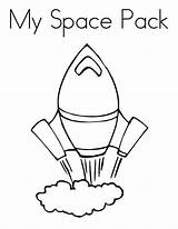 Space Coloring Spaceship Pack Pages Ily Netart Getdrawings Getcolorings sketch template