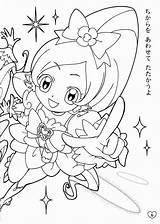 Anime Colorare Precure Disegni Heartcatch Nana Astratti Bambini Original5 sketch template