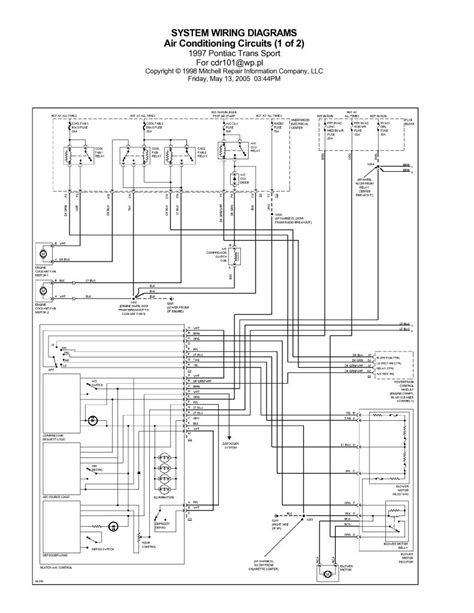 pontiac trans sport  wiring diagramspdf  mb manualy servisni anglicky en