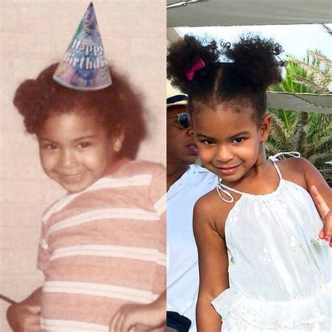 this pic proves that blue ivy is a mirror image of beyoncé e news