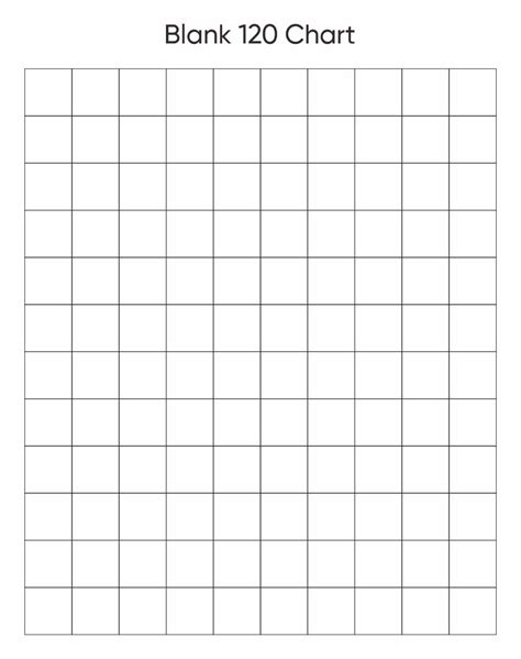 printable blank chart       printablee