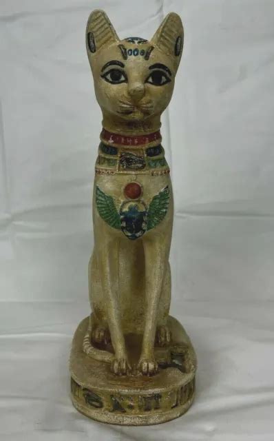 Egyptian Goddess Bastet Pharaoh Cat Egypt Statue Ancient Egyptian