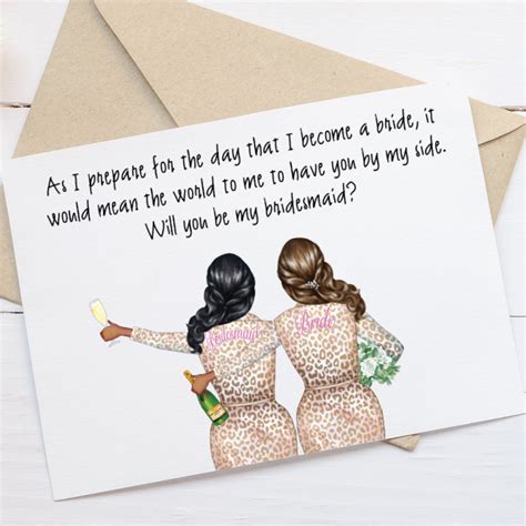 bridesmaid proposal card template