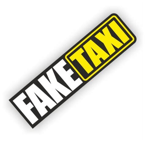 fake taxi 14 5x4cm auto aufkleber jdm tuning sticker shocker decal sex