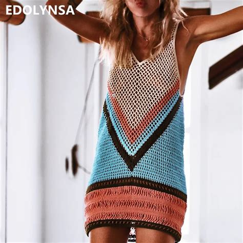 Buy 2019 Summer Sexy Beach Cover Up Bikini Crochet