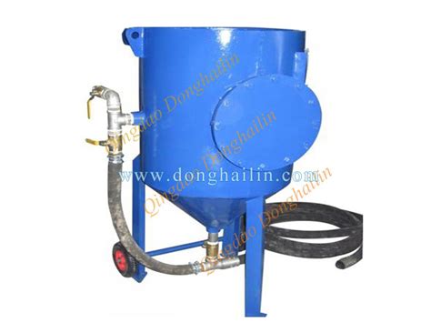 electric power sand blaster qingdao donghailin foundry machinery