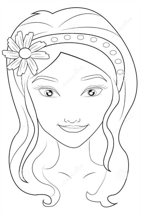 printable  coloring page faces