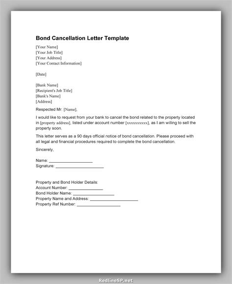 letter  cancellation template