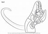 Ninjago Pythor Ausmalbilder Chumsworth Kleurplaat Drawingtutorials101 Slang 18kb sketch template