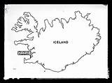 Iceland Map Colouring Geography Maps Colour Sheet Tes sketch template