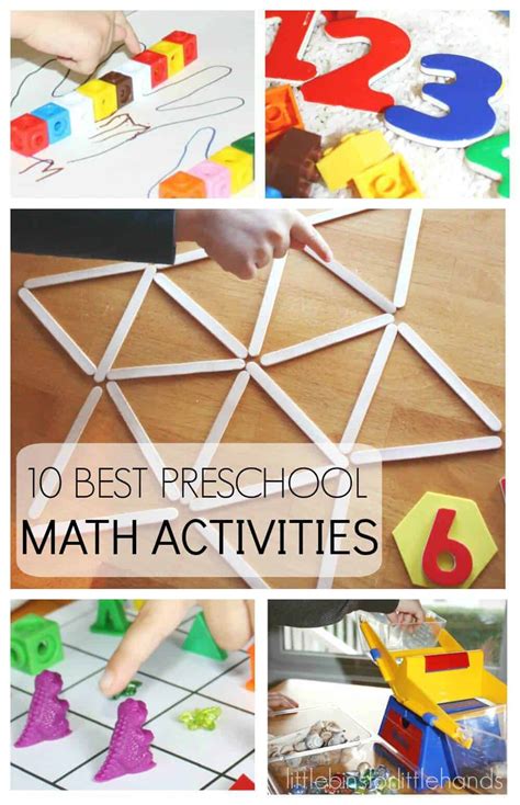 preschool math activities    school early learning