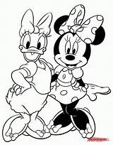 Daisy Duck Minnie Coloring Mouse Pages Mickey Printable Disney Choose Board Drawings sketch template