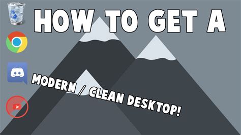 pc desktop  cool clean tutorial youtube