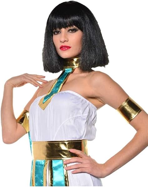 Halloween Egyptian Villain Queen Cleopatra Cleo Black Short
