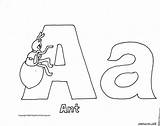 Coloring Pages Alphabet Letter Educational Printable People Color Print Whole Kb Getcolorings Popular Comments sketch template