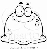 Blob Coloring Pages Cartoon Pudgy Smiling Fish Clipart Thoman Cory Template Outlined Vector sketch template