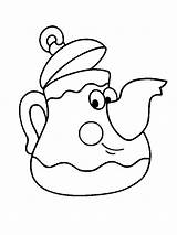 Coloring Teapot Pages Printable Funny Da Little Popular Salvato Activities sketch template