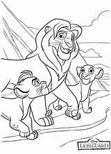 Lion Coloring Guard Pages Kids Drawing Link Click sketch template