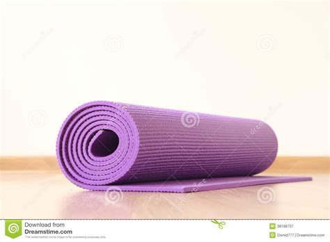 yogamat stock afbeelding image  sluit schuim pasvorm