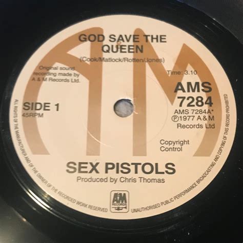 Sex Pistols God Save The Queen Vinyl 7 Unofficial Release Discogs
