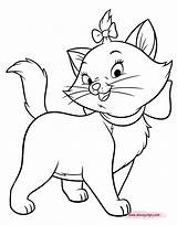 Coloring Aristocats Marie Pages Disney Cat Printable Sheets Colouring Book Disneyclips Cats Kittens Toulouse Template Books Cartoon Thomas Kids Horse sketch template