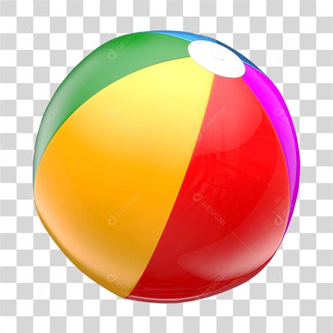 bola de praia colorida elemento  png  designi