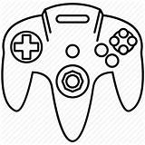 Controller Nes Controllers Iconfinder sketch template