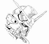 Gundam Gp02 sketch template