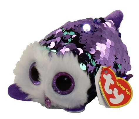 ty beanie boos teeny tys stackable sequin plush moonlight