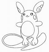 Raichu Alola Alolan Chibi Form Malvorlagen Coloriages Complexe Formen Lunala Zeichenvorlage Morningkids sketch template