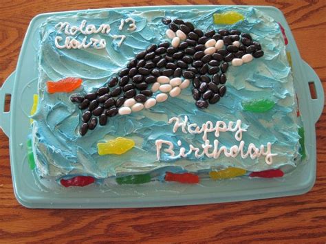orca cake whale birthday cake