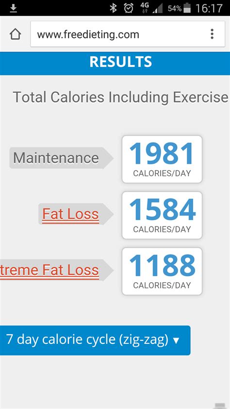 fighting anorexia calorie intake calculators