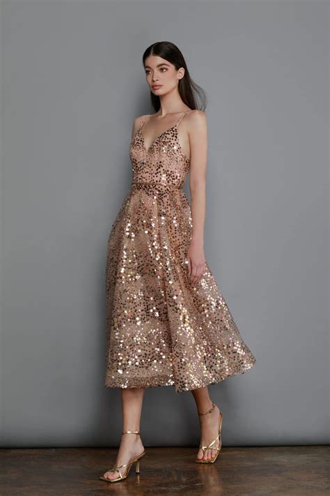 Twinkle Gold Midi Dress In 2022 Gold Midi Dress Fancy Short Dresses