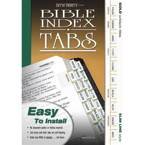 bible index tabs