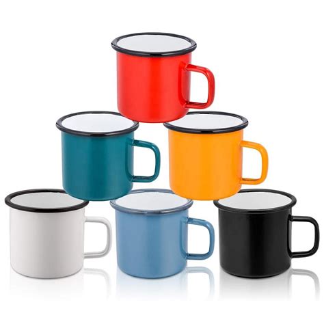 enamel mug coffee mugs cups  camping travel buy enamel mugmetal enamel mugenamel camping