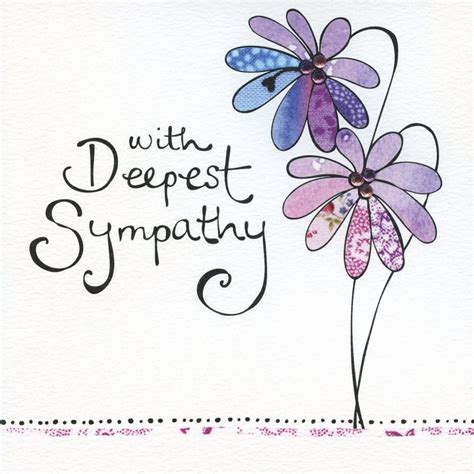 printable sympathy card   document template