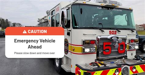 york county fire department   safety cloud  alert drivers