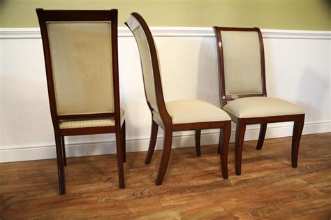 set   solid mahogany transitional dining room chairs sale