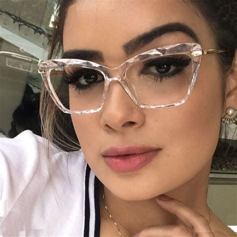 buy fashion square glasses frames for women trendy