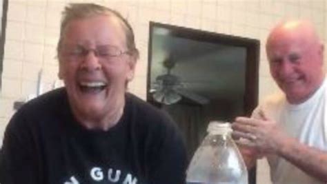 watch wife plays hilarious water bottle prank on gullible