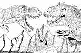 Rex Tyrannosaurus Ausmalbilder Indominus Tiranosaurio Imprimir Spinosaurus Dientes Tirex Muestra Afilados sketch template