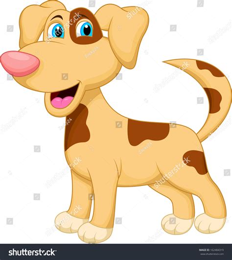 dog cartoon character stock vector  shutterstock