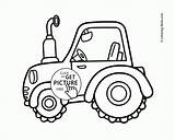 Coloring Tractor Pages Transportation John Deere Toddlers Kids Simple Drawing Land Combine Truck Printable Plow Color Print Cute Colouring Johnny sketch template